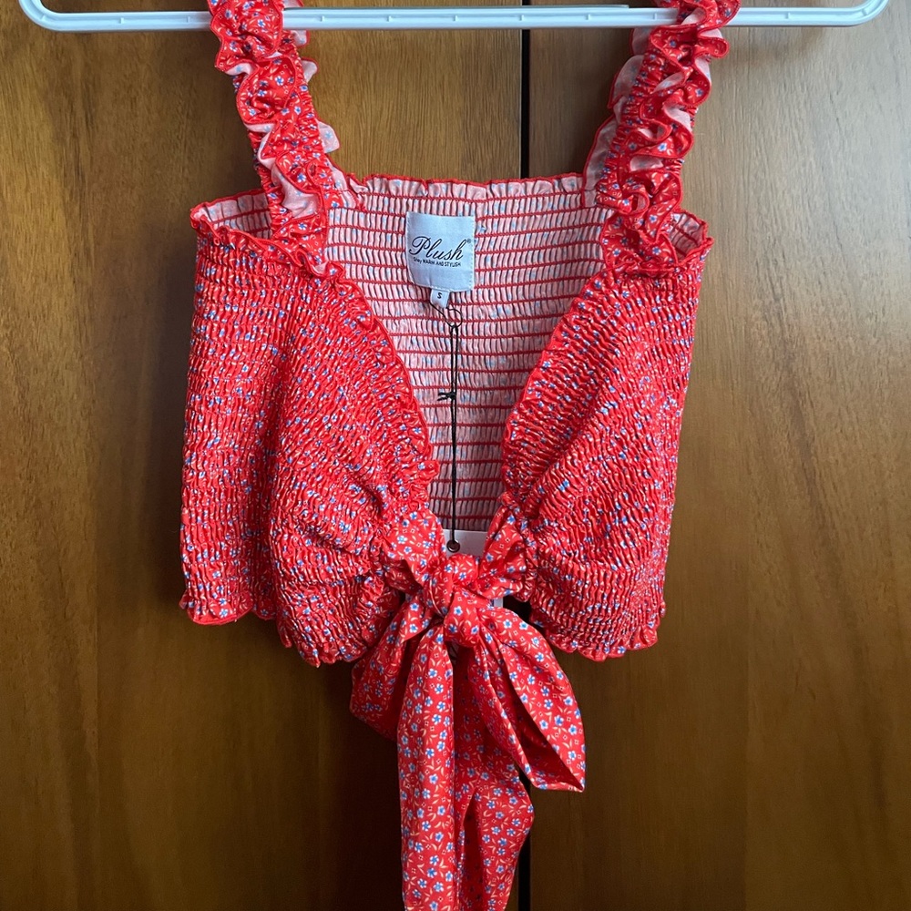 Shopbop Plush tie tank top